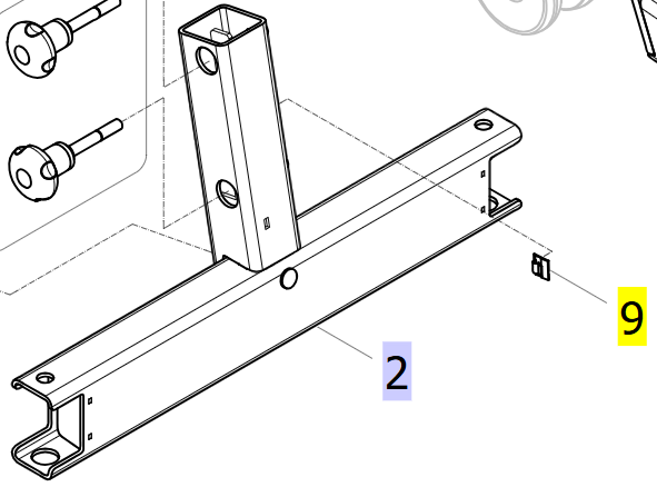 Cable Clips – Invacare ISA 160 (Qty. 2)