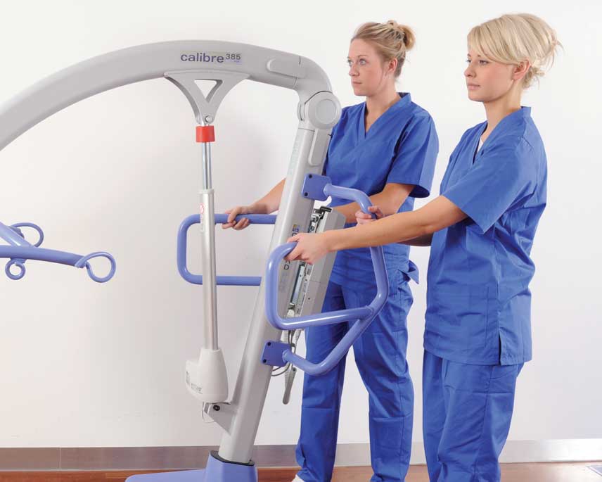 Oxford Calibre bariatric hoist in professional care setting