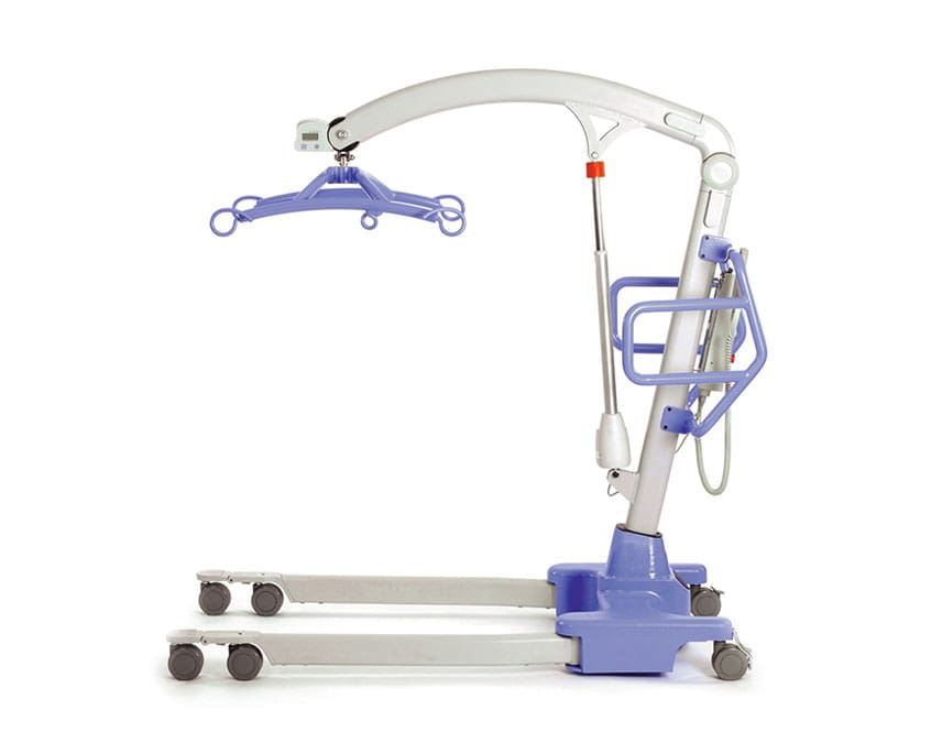 Oxford Calibre bariatric mobile patient lift side view