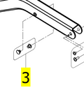 Arm End Caps – Invacare Birdie Evo Compact (Qty. 2)