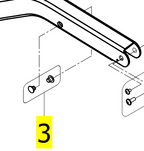 Arm End Caps – Invacare Birdie Evo Compact (Qty. 2)