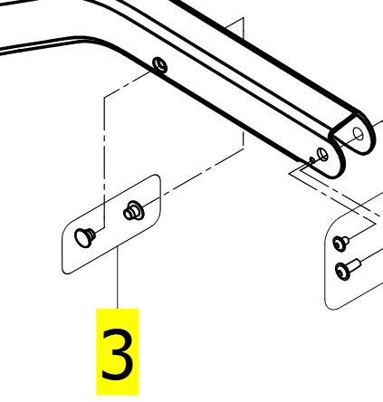 Arm End Caps – Invacare Birdie Evo (Qty. 2)