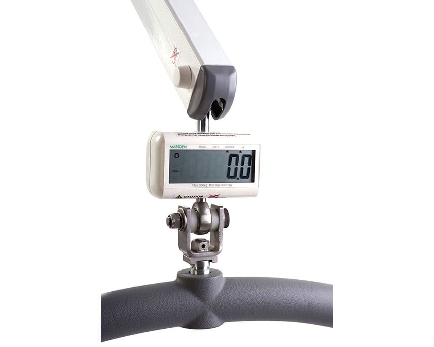 Oxford Mini 140 patient lift with spreader bar scale attachment