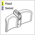 Complete Leg Support, fixed ISA 160
