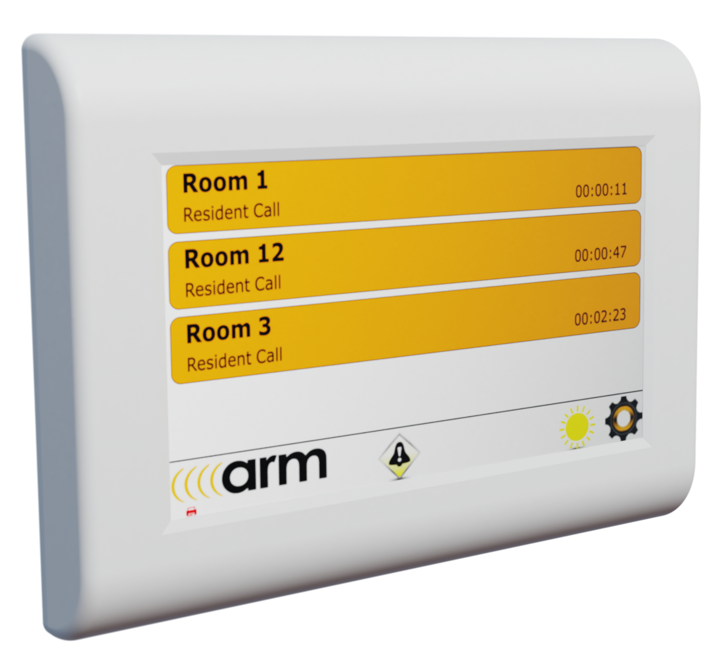 ARM nurse call display panel