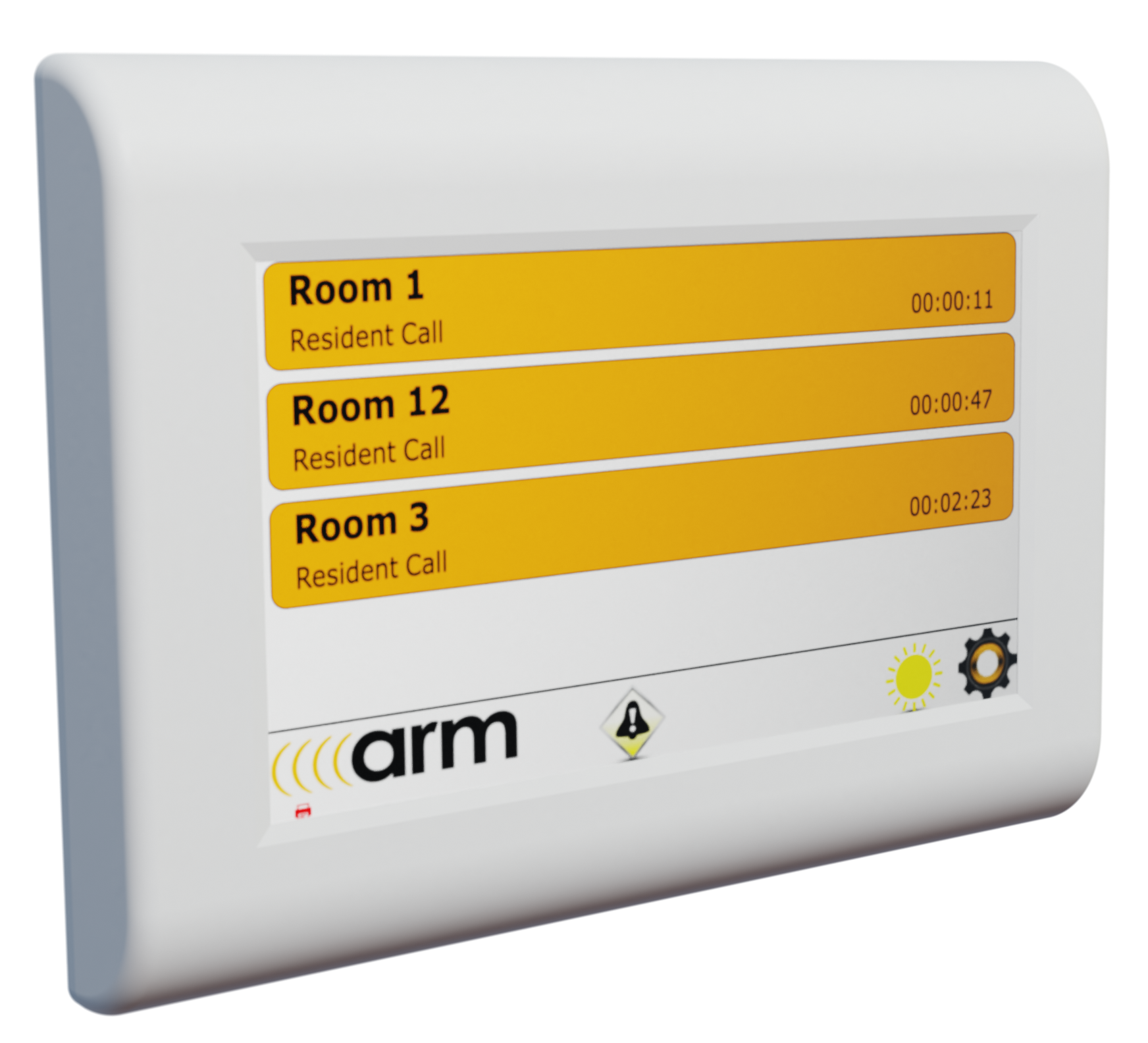 ARM nurse call display panel