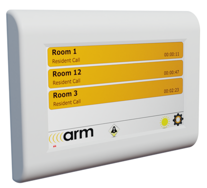 ARM nurse call display panel