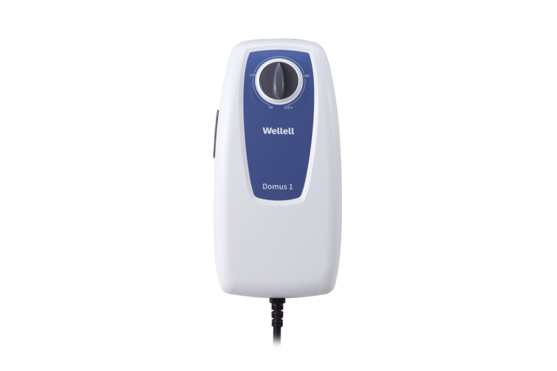 User-friendly control panel of the Domus 1 pump with adjustable pressure settings.