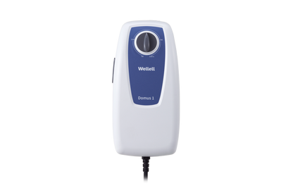 User-friendly control panel of the Domus 1 pump with adjustable pressure settings.