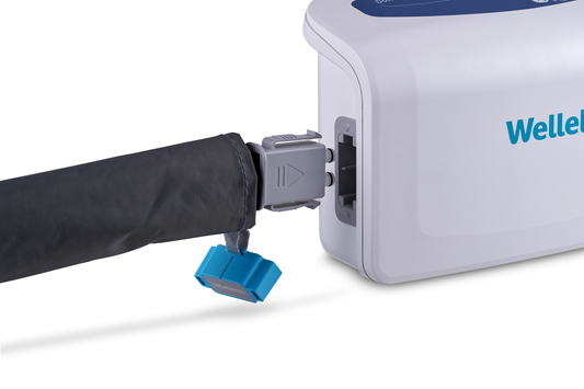 CPR valve and cell-on-cell construction providing safety during power failure.