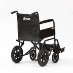 Budget Steel Wheelchair Rear View
