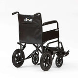 Budget Steel Wheelchair Rear View