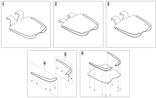 Foot Plate, High and Flat – Invacare ISA 160