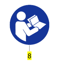 Read User Manual Label (Qty. 2) – Invacare Birdie Evo