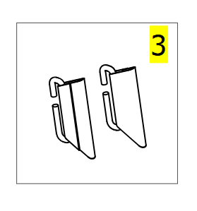 Leg Band Connector Kit, Qty.2 – Invacare ISA 160