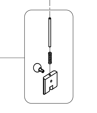 Locking Kit for Foldable Mast – Invacare Birdie Evo