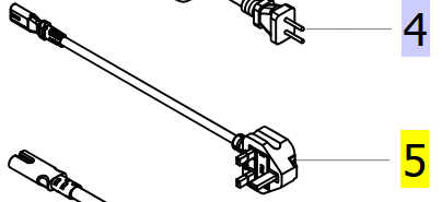 Mains Cable, UK Plug – Invacare ISA 160