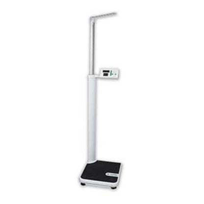 Marsden M-100 column scale with height measure in clinical setting