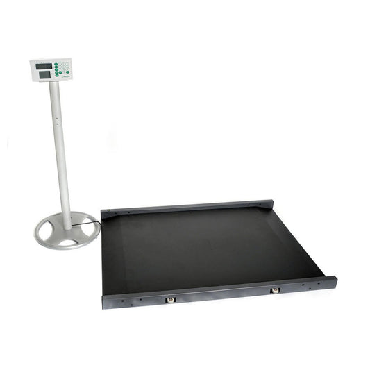Marsden M-651 Wheelchair Scale with Column-Mounted Indicator