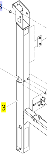 Mast – Invacare ISA 160