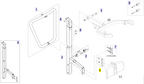 Mast and Boom Assembly Diagram ISA 160