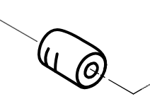 Pedal axle for Birdie EVO/ISA lifters, zinc plated fixed mast