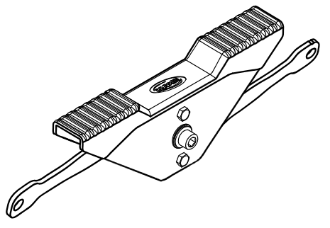 Pedal Mechanism Fully Assembled – Invacare Birdie Evo