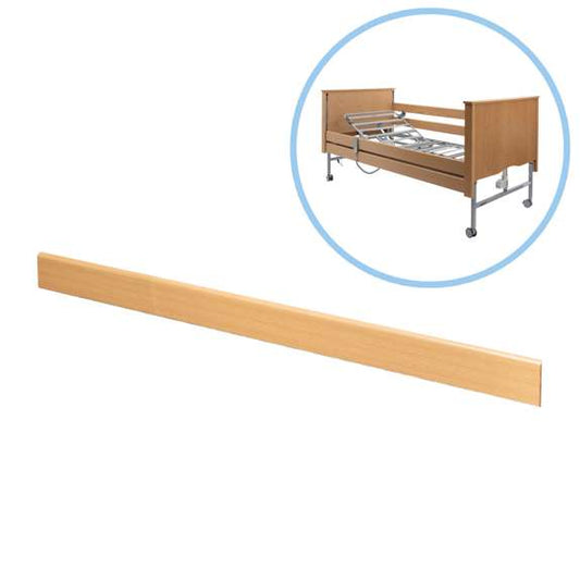 Wooden Side Rail in Light Oak