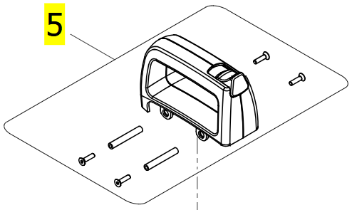 Release Button Handle Kit – Invacare ISA 160