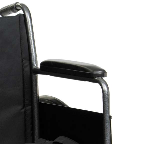 Silver Sport Wheelchair Arm View