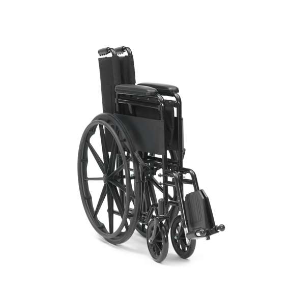 Silver Sport Wheelchair Folded