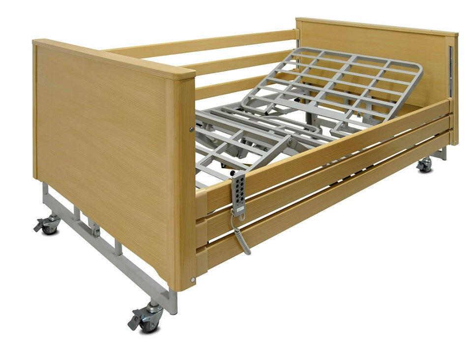 Apollo Bariatric Professional nursing bed at its lowest platform height (27 cm)