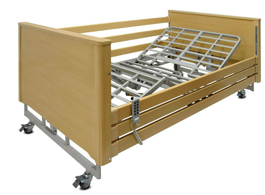 Apollo Bariatric Professional nursing bed at its lowest platform height (27 cm)