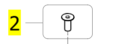 Screw M8x20 Qty.2 ISA 160