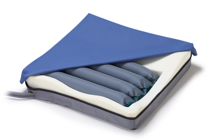Close-up of alternating air-cell structure and cushioned foam base of Sedens 500.