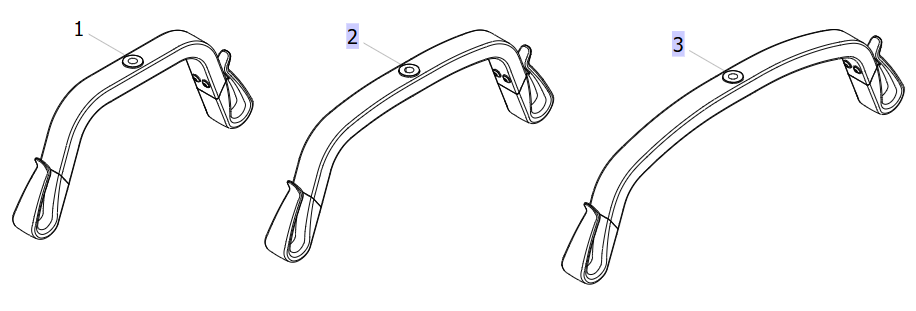 Spreader Bar 2 points 350, 450, 550mm Birdie Evo Compact