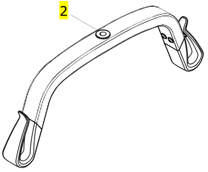 Spreader Bar 2-Point 45cm Fixed – Invacare Birdie Evo