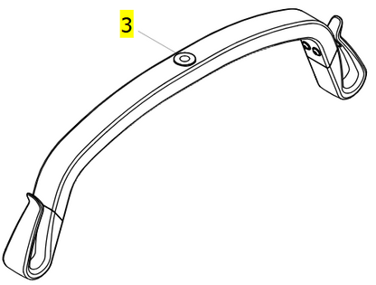 Spreader Bar 2-Point 55cm Fixed – Invacare Birdie Evo