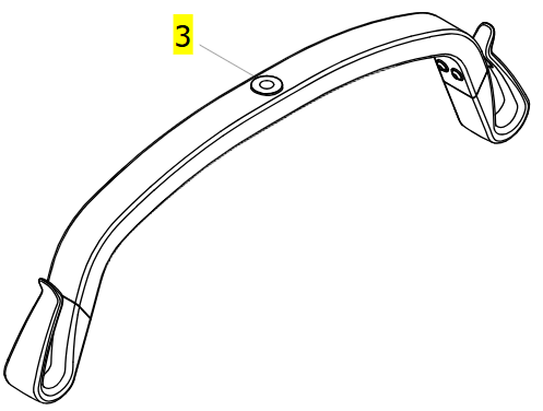 Spreader Bar 2-Point 55cm Fixed – Invacare Birdie Evo