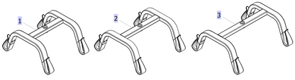 Spreader Bar 4-Point 450mm Without Fixation – Invacare Birdie Evo Compact