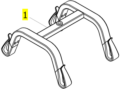 Spreader Bar 4-Point 45cm Fixed – Invacare Birdie Evo