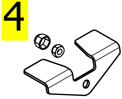 Stopper Plate Kit – Invacare ISA 160 Electrical Leg Spread Stand Aid