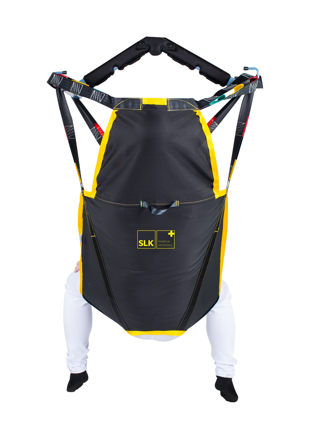 Wellell Universal Headrest in use during patient transfer, highlighting ergonomic design.