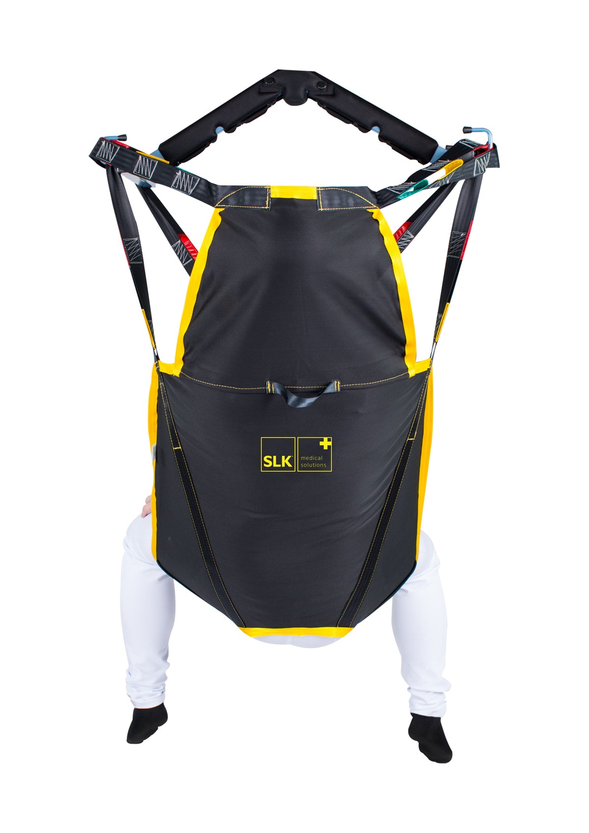 Wellell Universal Headrest in use during patient transfer, highlighting ergonomic design.