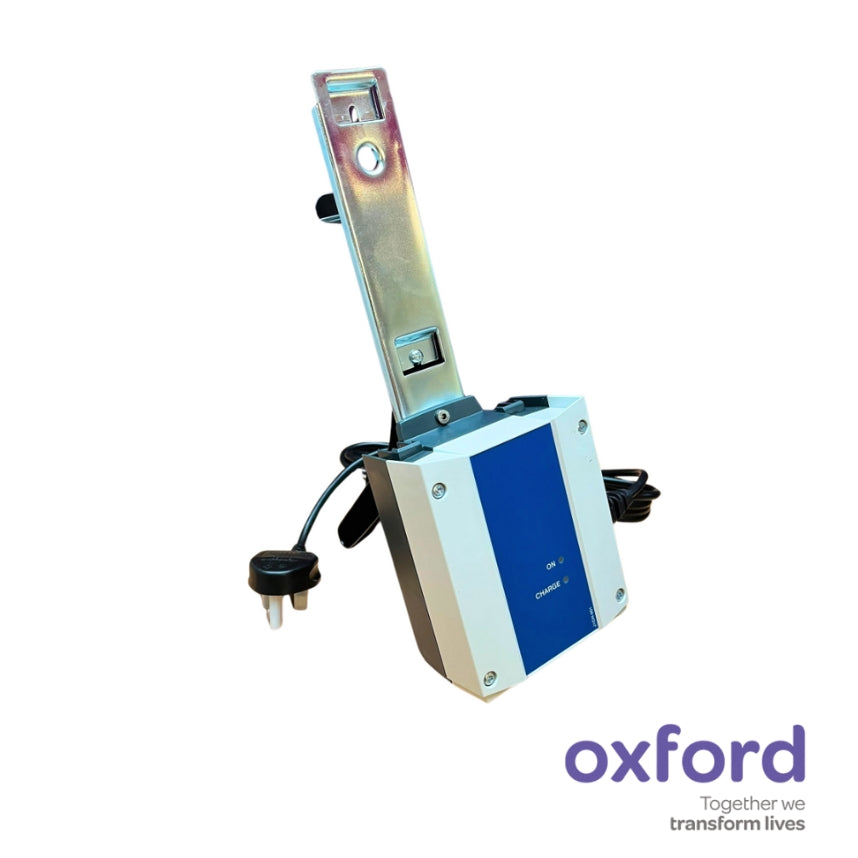Hoist Battery Charger and Stand. Compatible with Linak, Oxford, and  Invacare Birdie Hoist and Stand Aid Batteries.
