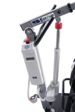 Tool-free removable mast and chassis components of the Eazy Up Flex.