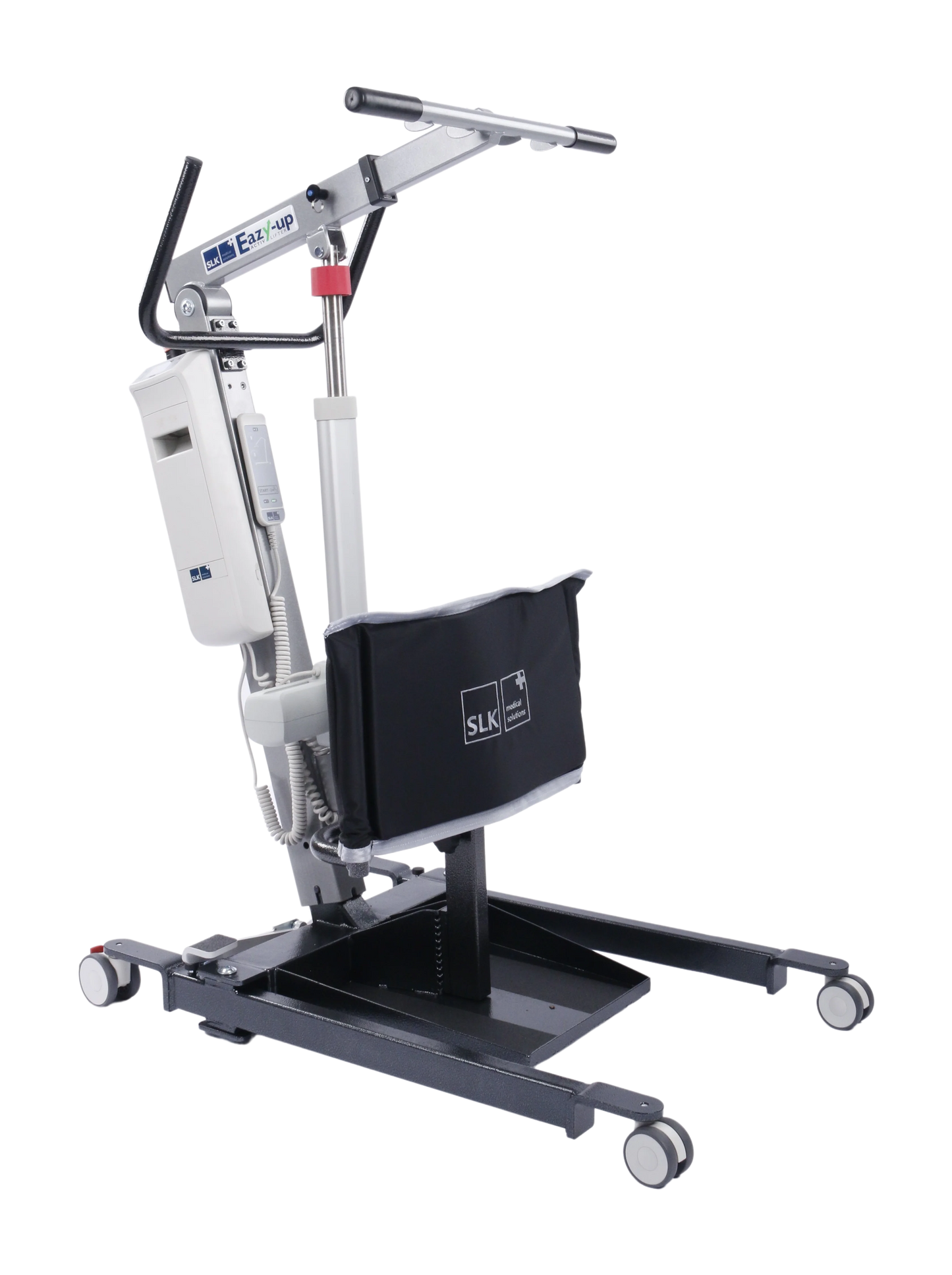 Wellell Eazy Up Flex Stand Aid Hoist with low chassis and ergonomic design.
