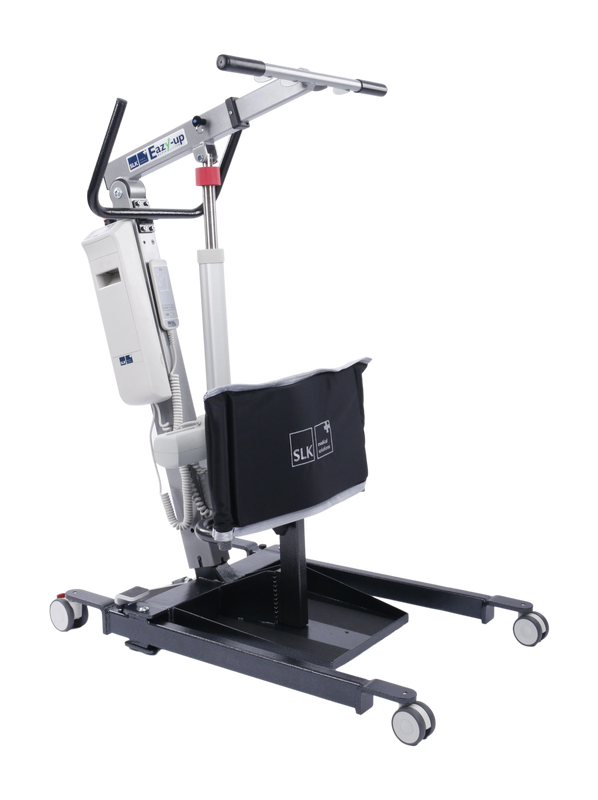 Wellell Eazy Up Flex Stand Aid Hoist with low chassis and ergonomic design.