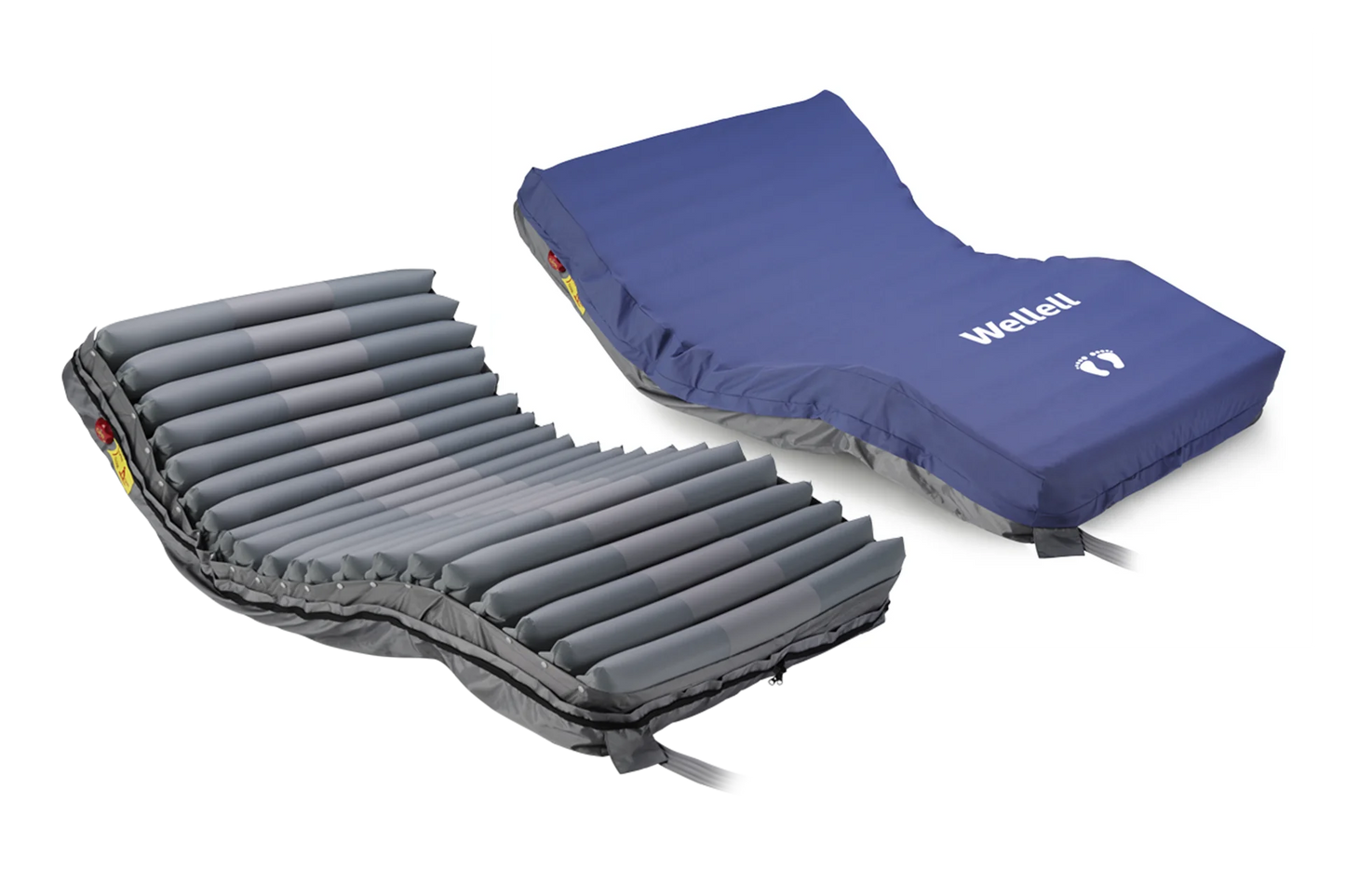 Side view highlighting structurally reinforced air-cell layering