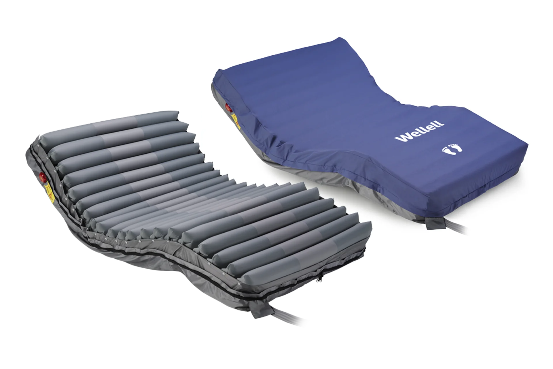 Side view highlighting structurally reinforced air-cell layering